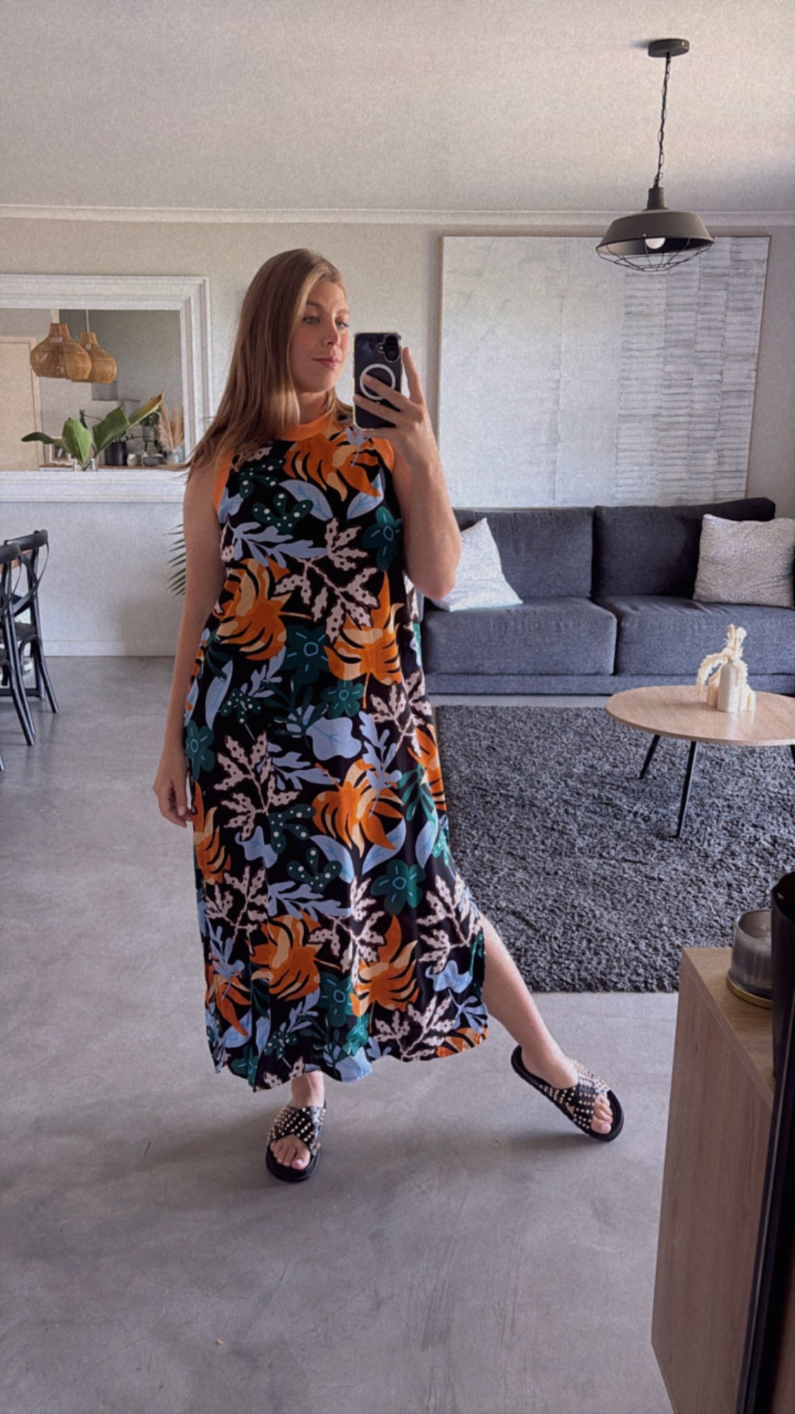 WILD MANDARIN DRESS