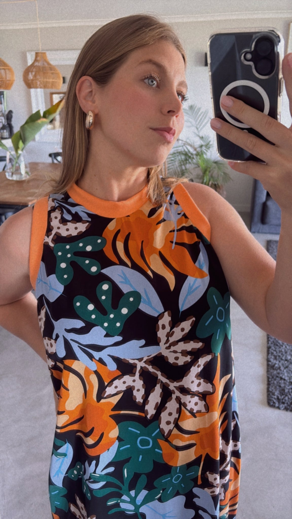 WILD MANDARIN DRESS